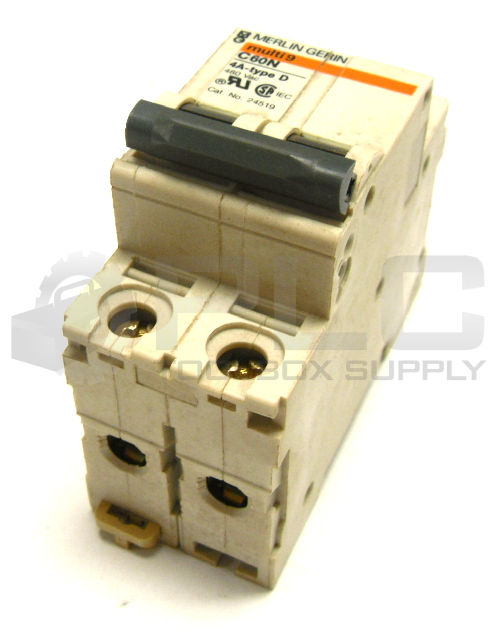 MERLIN GERIN 24518 2 POLE CIRCUIT BREAKER C60N 4A TYPE D