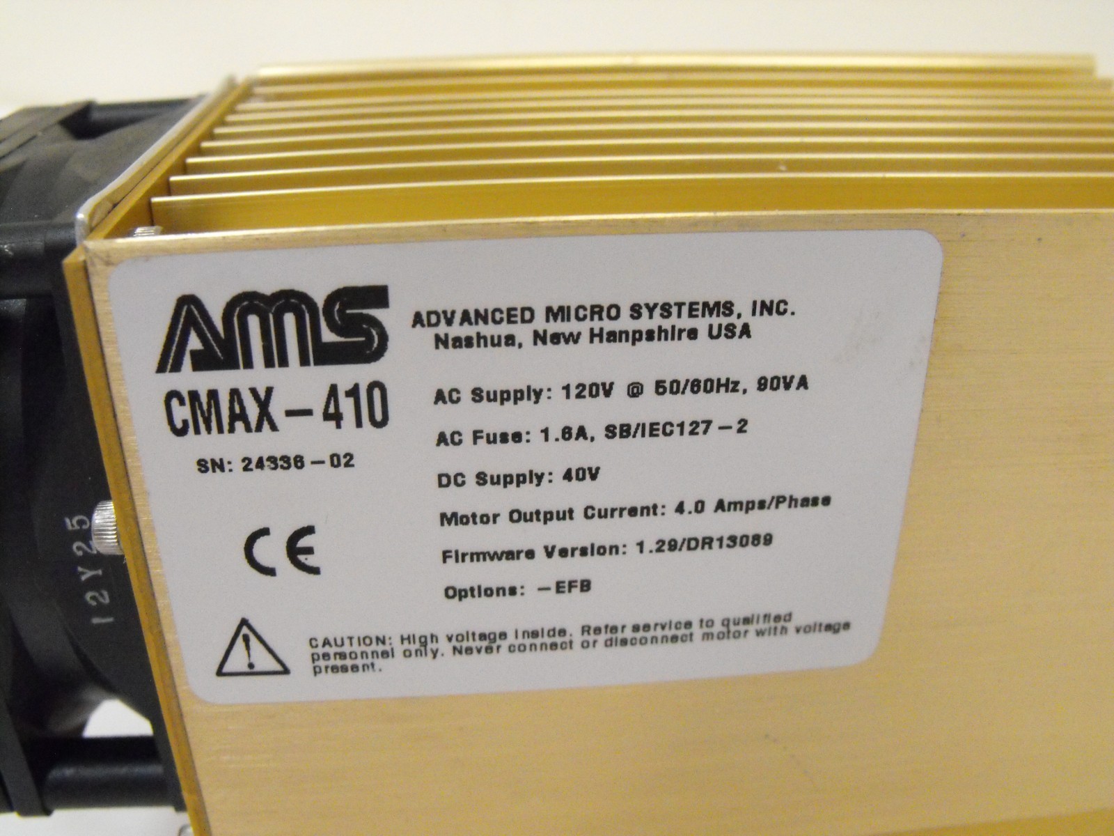 Advanced Micro Systems AMS CMAX-410 Controller, excellent condition!