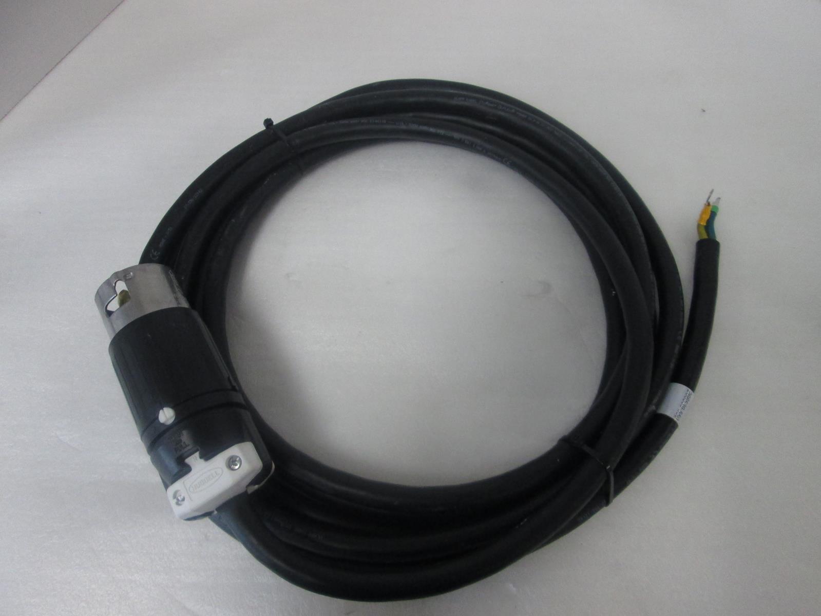 HUBBELL 50-A-TWIST-LOCK ASSY LAPP KABEL STUGART OLFLEX P/N 321003 9AWG 600V S00W