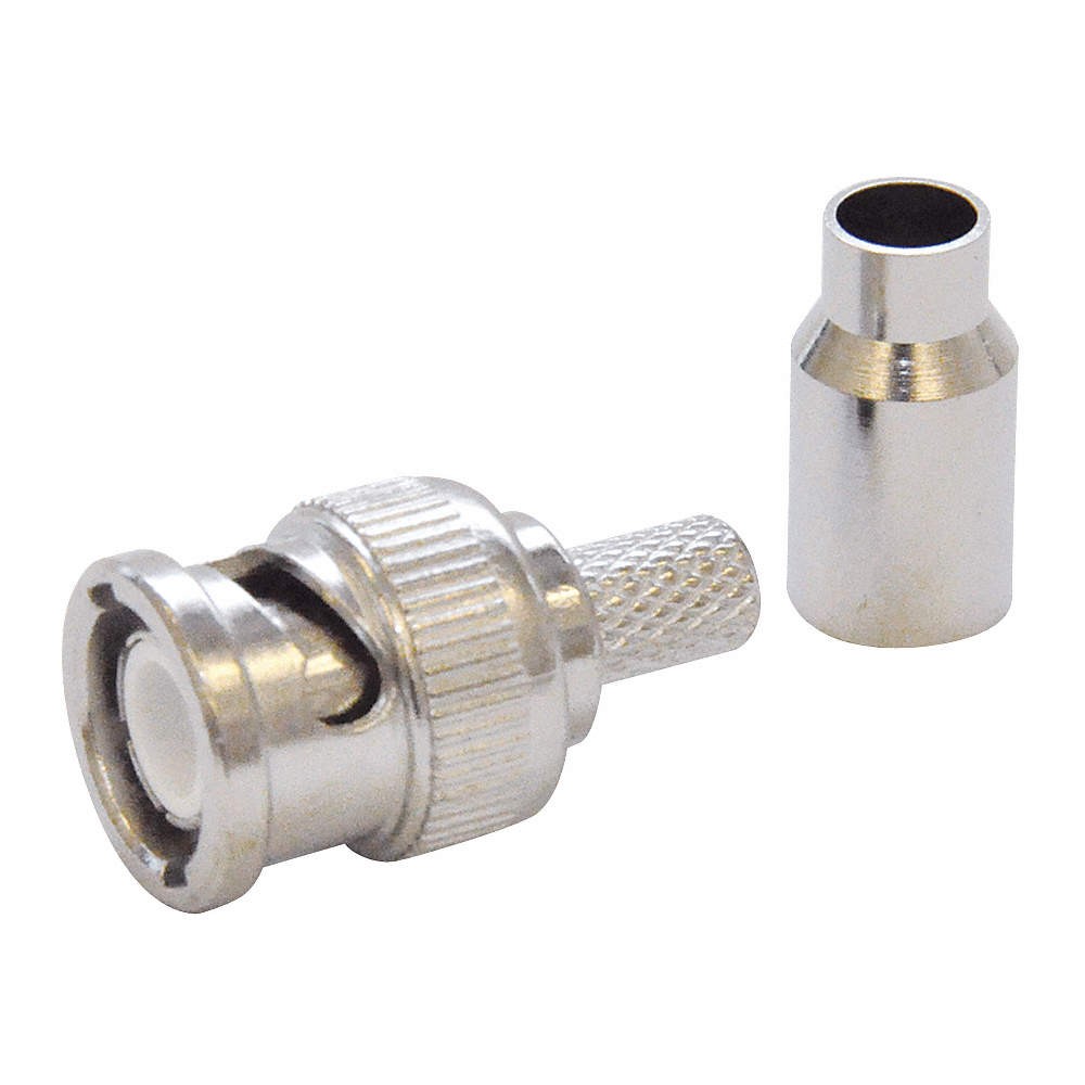 DOLPHIN COMPONENTS CORP Cable Coupler,BNC/Male,RG8/11 Coax,PK10 12H878