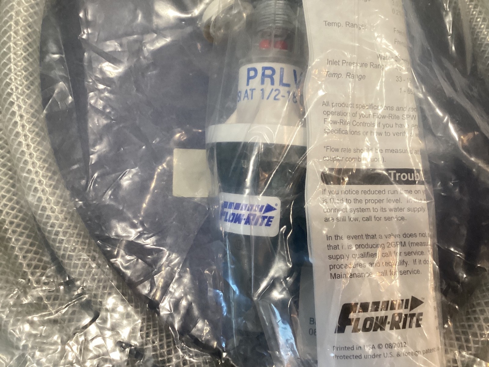 FLOW-RITE BA-MS-320-20 MILLENNIUM REGULATED HOSE SUPPLY W/20-FT HOSE