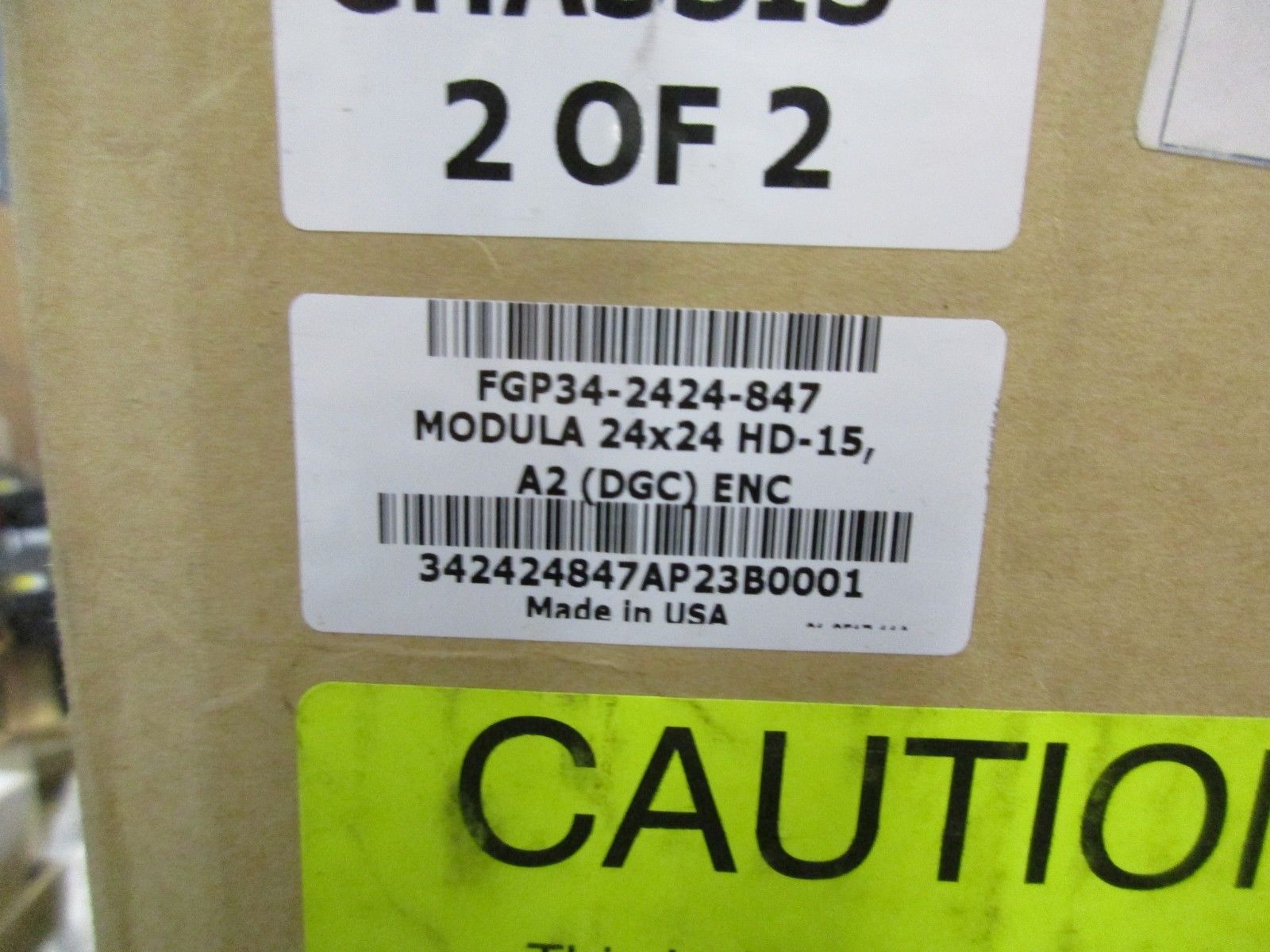 New/opened box AMX Modula 24×24 Matrix Switcher FGP34-2424-847