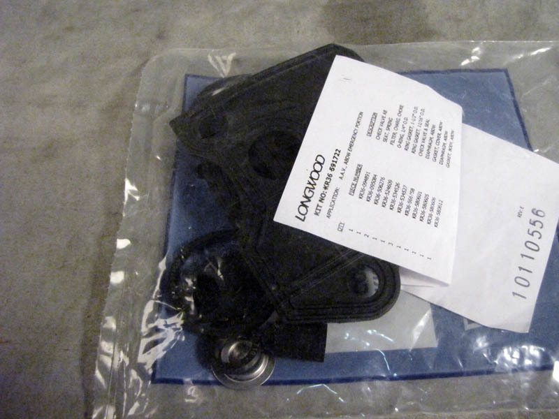 Longwood AAV Abow Emergency Portion Kit KR36-591722 NEW