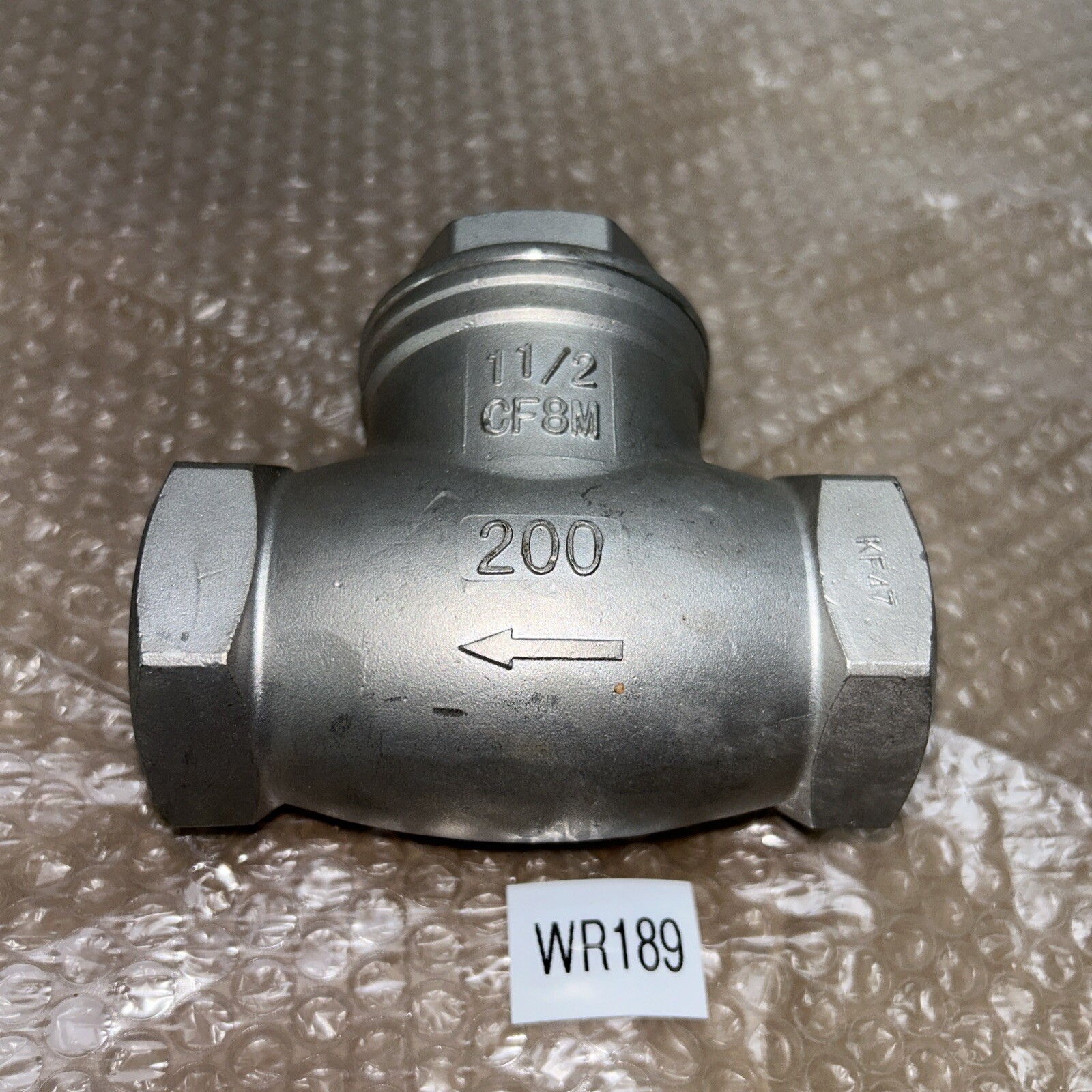 *NEW* Check Valve 1 1/2″ CF8M 200 NNB Fast Shipping! +Warranty!