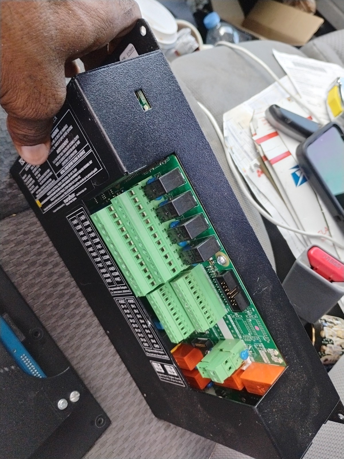 THOMSON TRANSFER SWITCH CONTROLLER TSC 900 PBC AND DISPLAY