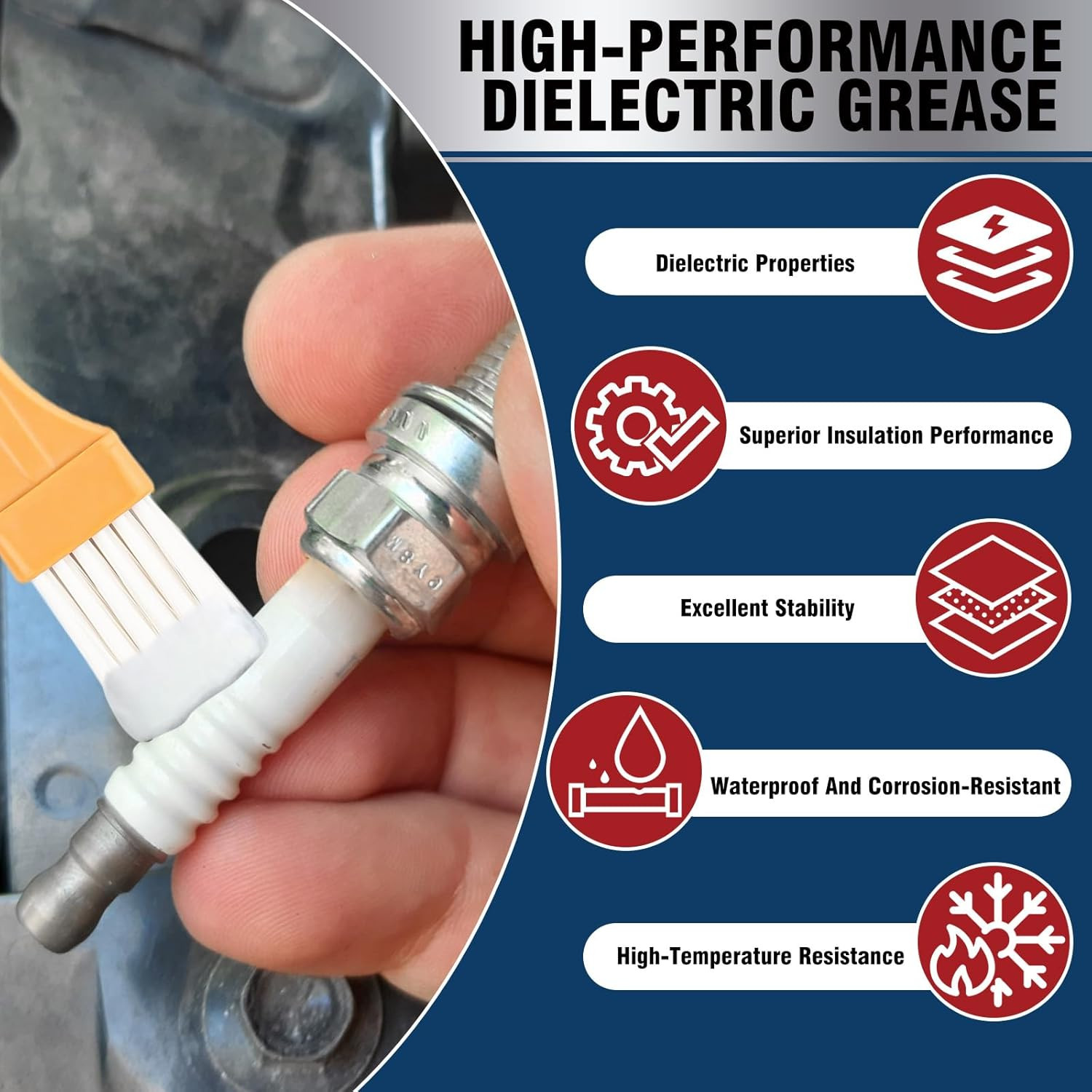 Silicone Dielectric Grease for Electrical Connectors Automotive, Dialectric Grea