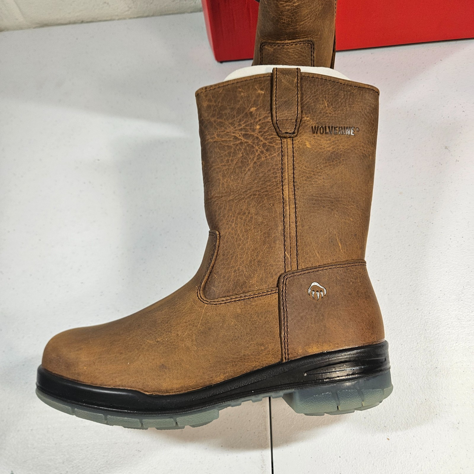 Wolverine Men’s Steel Toe W03258 DuraShocks Wellington Stone 8 EW New
