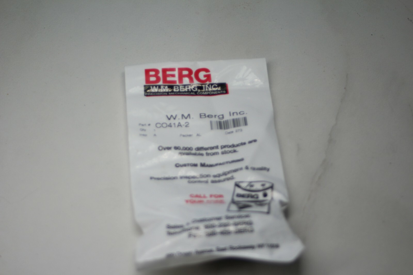 W.M. Berg CO41A-2 Aluminum Six Beam Flexible Coupling 1/4″ ID x .750 OD x 1.10L