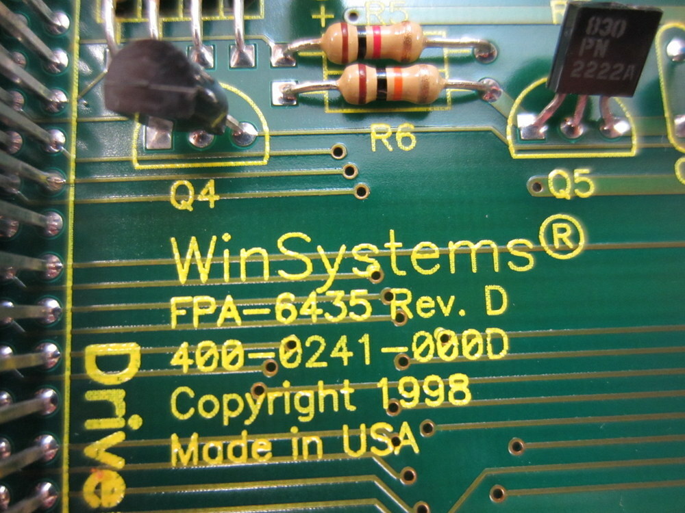 WinSystems FPA-6435 LM64C35P Universal Adapter Bd 400-0241-000D