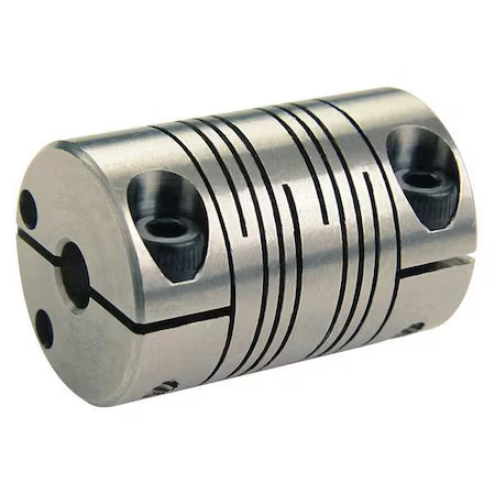 Ruland Fcr24-12-12-Ss Coupling, 6 Beam Clamp, Bore 3/4 X 3/4 In