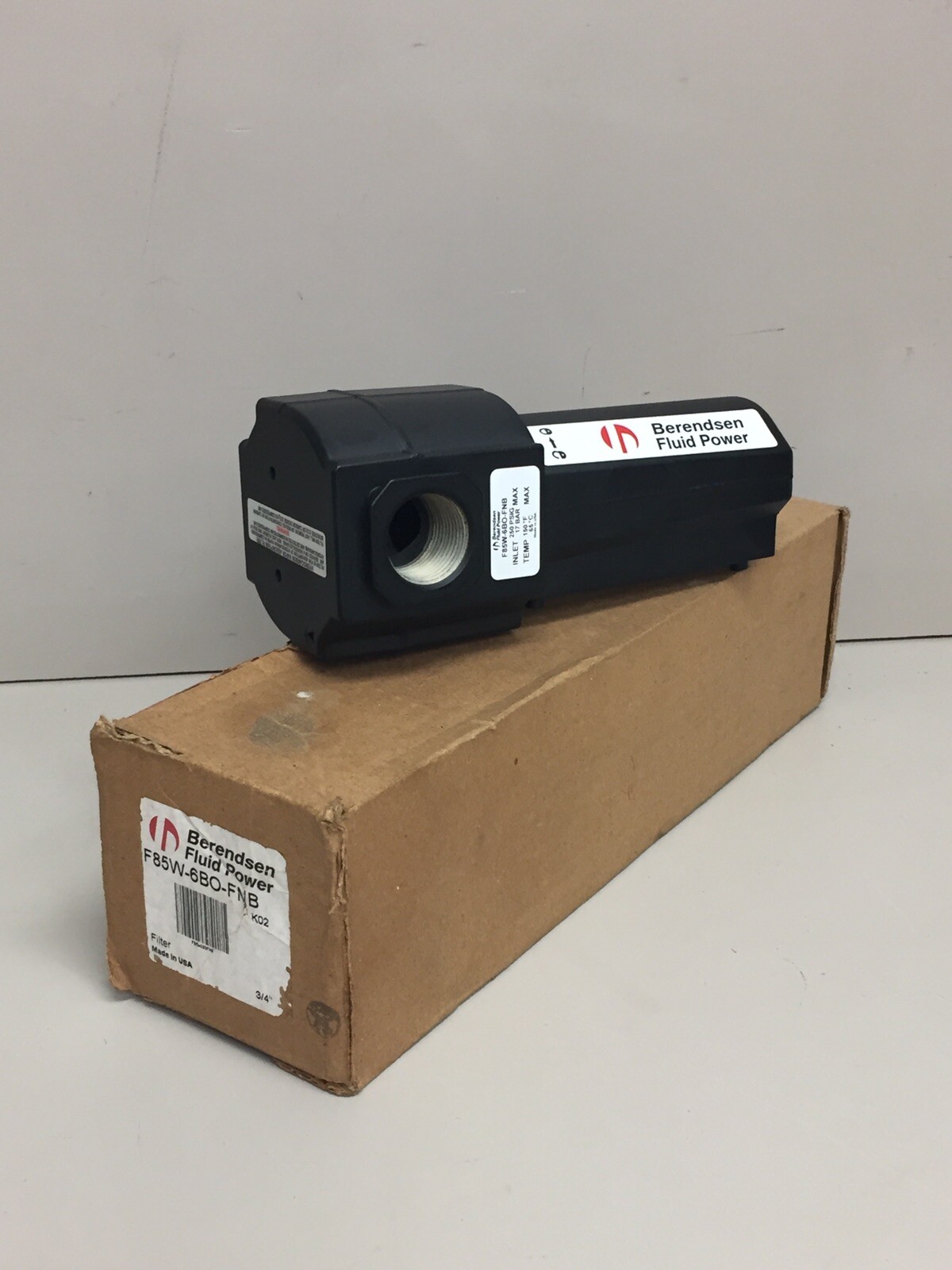 BERENDSEN FLUID POWER F85W-6BO-FNB FILTER