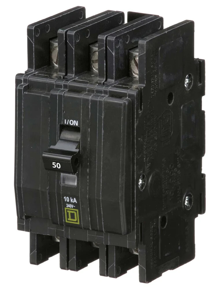 SQUARE D QOU350 CIRCUIT BREAKER 50A 3P 240V