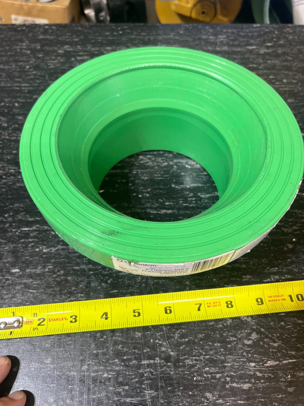 6″ Aquatherm 0315530 Green Fusiolen PP-R PP-RP SDR 9 Buttweld Flange Adapter