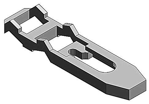 Thomas & Betts 1351AL, Conduit Pipe Spacer, Conduit Spacer 1-1/4-2In Alum, 1 PC