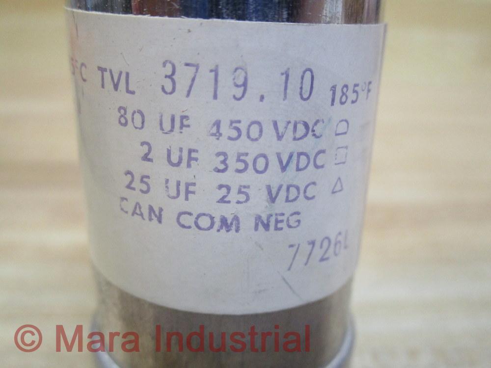 Sprague TVL3719.10 Capacitor TVL-3719.10
