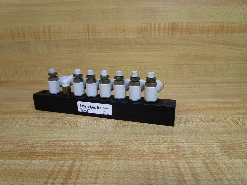 Pneumadyne M32-8 Manifold M328 W/AS1201F