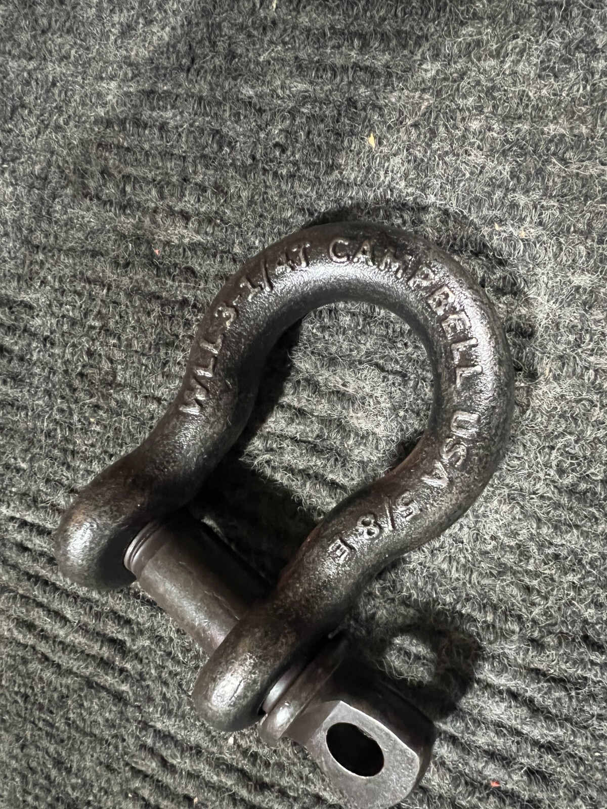 (QTY 5) Campbell 5/8″ WLL 3-1/4 Ton Clevis Screw Pin Anchor Shackle