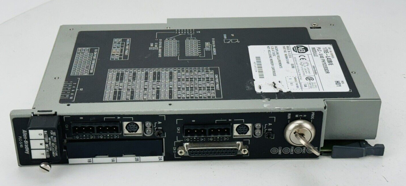 Allen-Bradley PLC-5/40 Processor Module 1785-L40B/E w/ Key **PARTS ONLY**