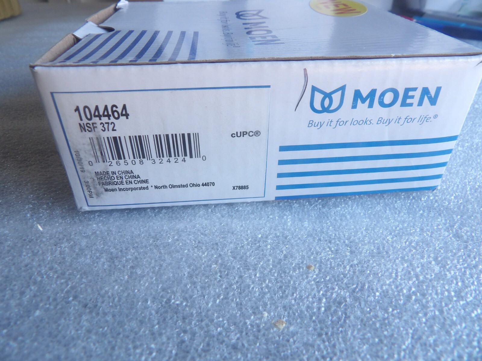 Moen 104464 Thermostatic Mixing Valve 1/2 In. Crimp Ring PEX