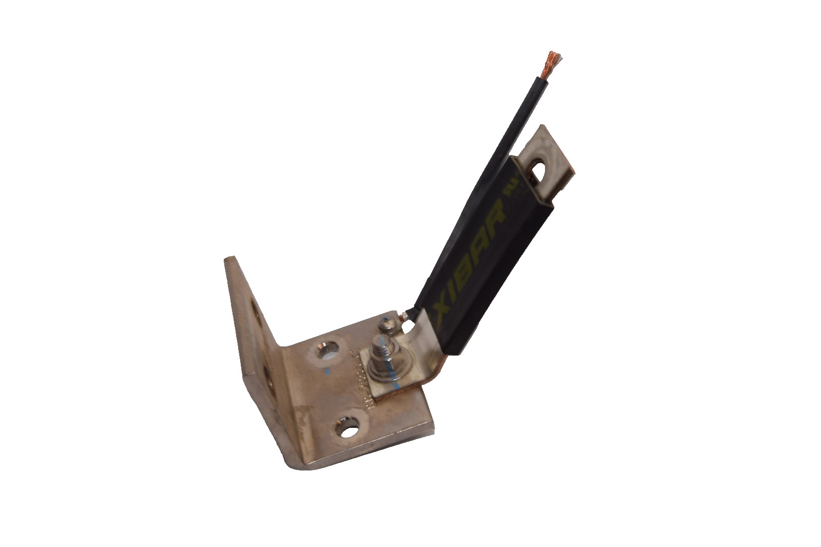 Xibar Buss Ground Strap Bracket BB-2885 C 2-1/2″ x 3″ x 1/4″ 5-1/2″ Strap Copper