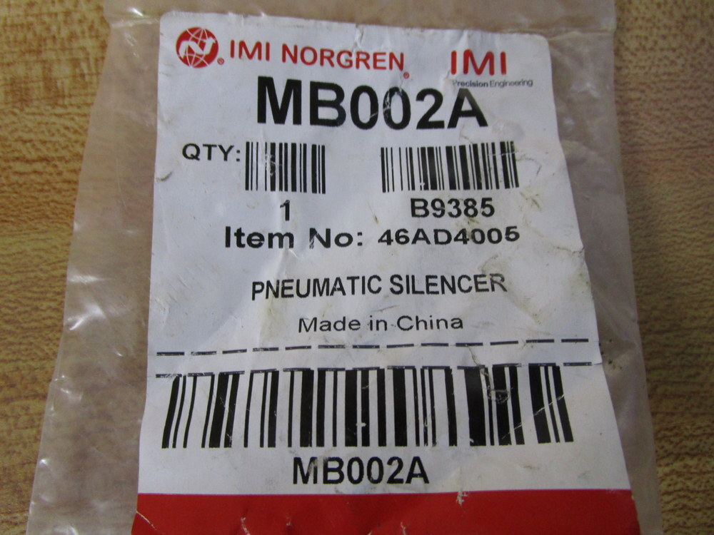 Norgren MB002A IMI Pneumatic Silencer 46AD4005