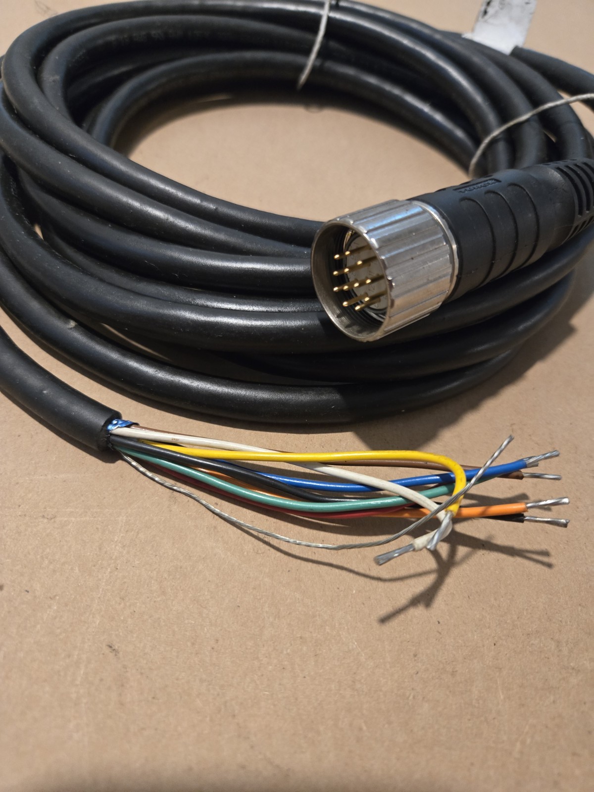 NOS Turck Multi Fast 12-pin Cable CSRM 12-8-5 U4701-85