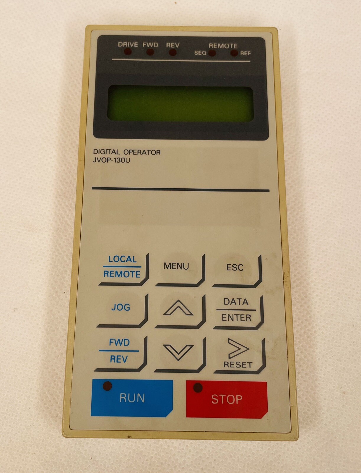 YASKAWA JVOP-130U JVOP 130U DIGITAL OPERATOR KEYPAD HMI Remote Display Tested