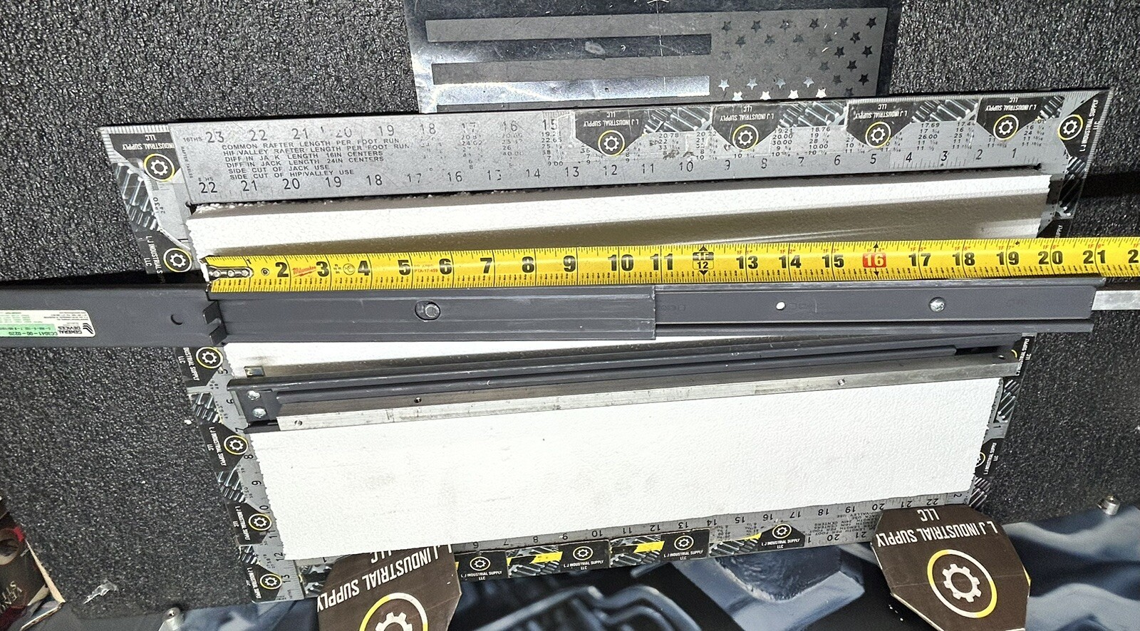 (1-Pair) GENERAL DEVICES CC3041-00-0220 Telescoping Rails_22” + 21” Extension