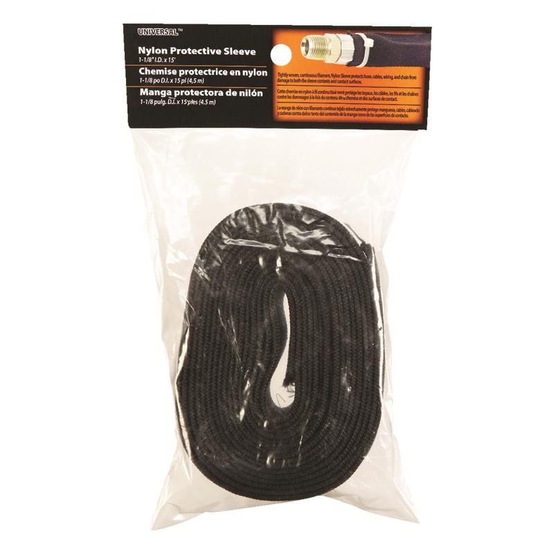 Apache 1-1/8″ x 15 ft Black Nylon Hose Sleeve 250°F
