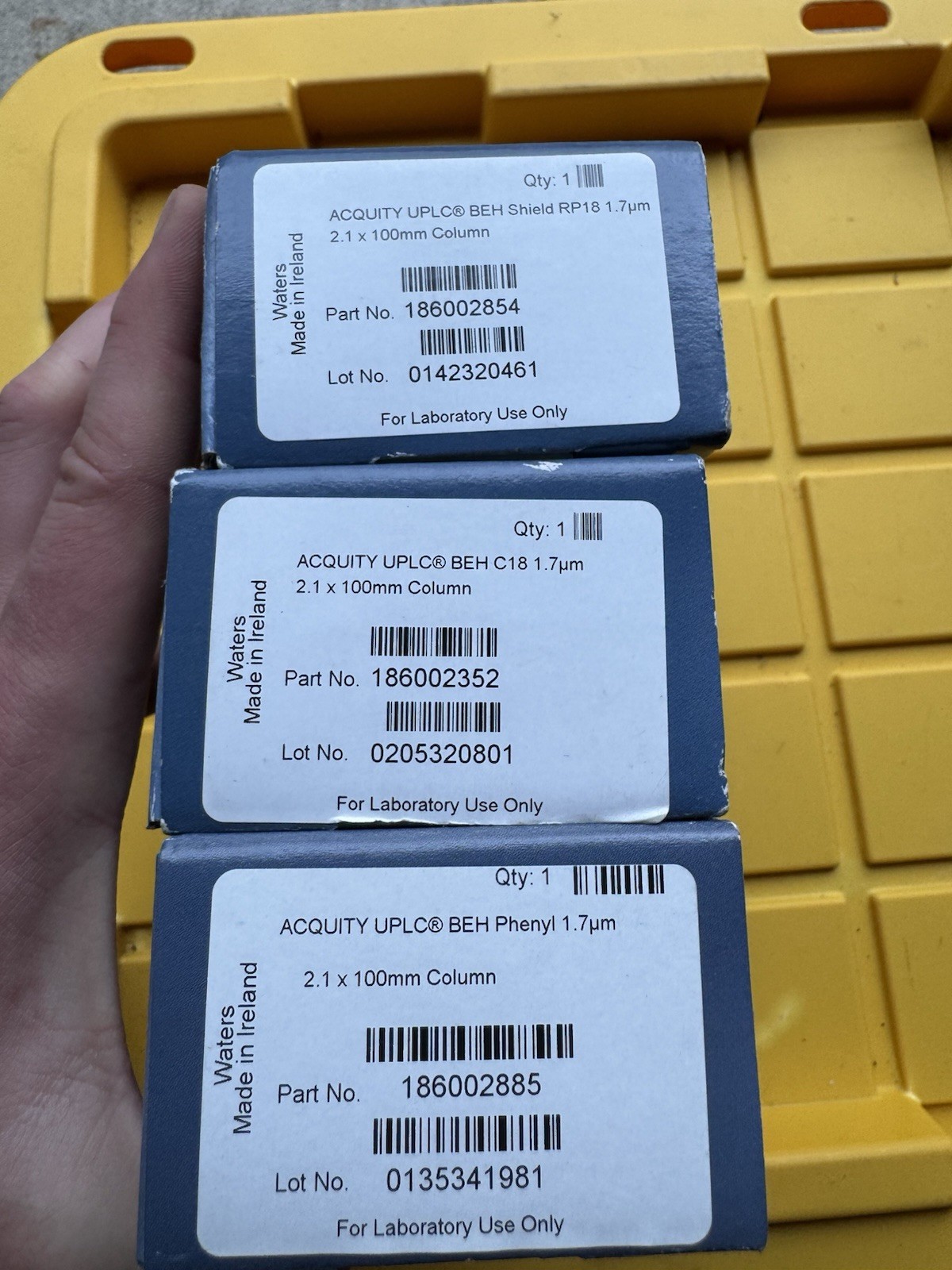Waters ACQUITY UPLC® BEH C18 186002352 1.7 um 2.1 x 100mm Column