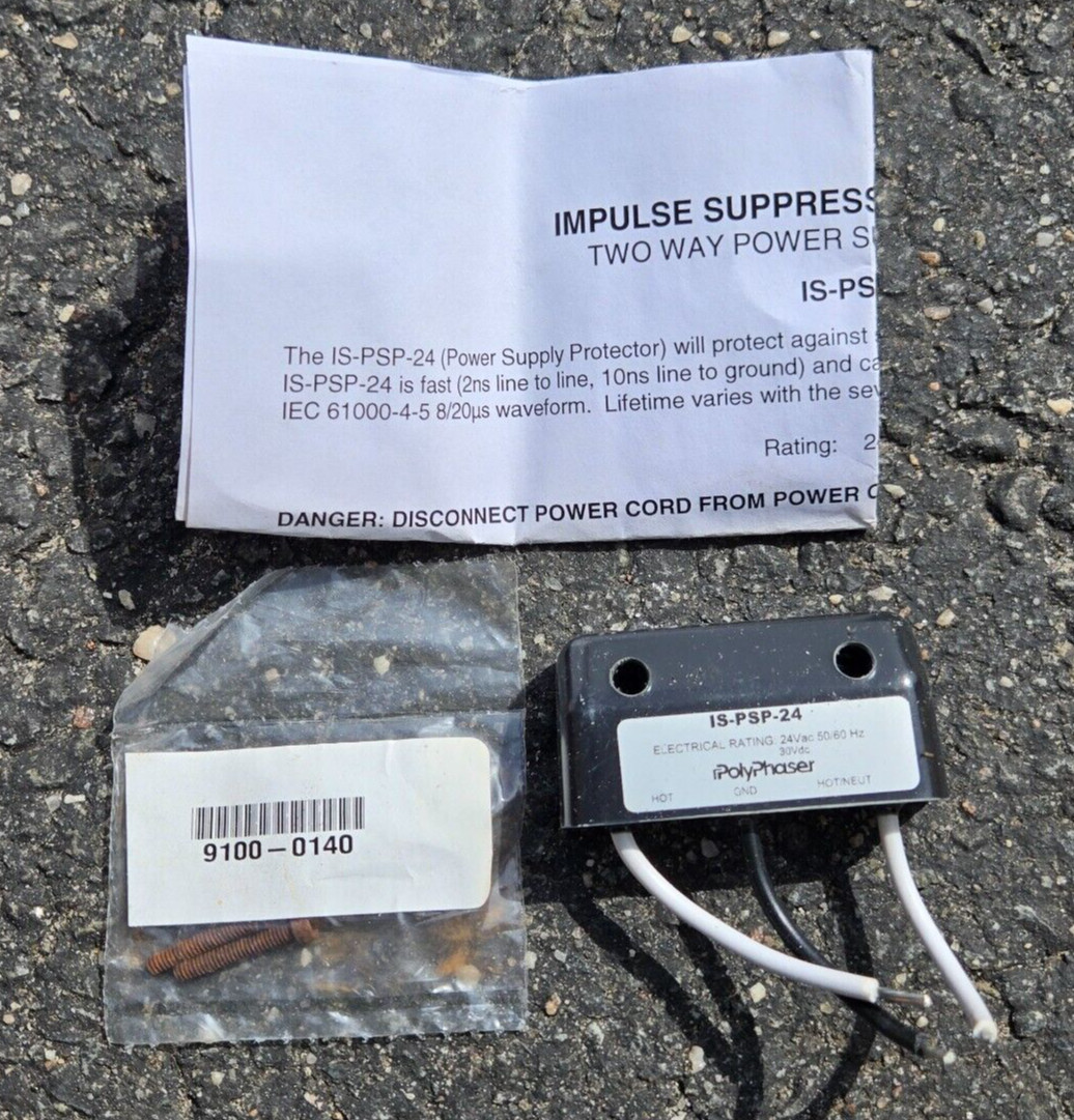 New PolyPhaser IS-PSP-24 24VAC 50/60Hz 30VDC