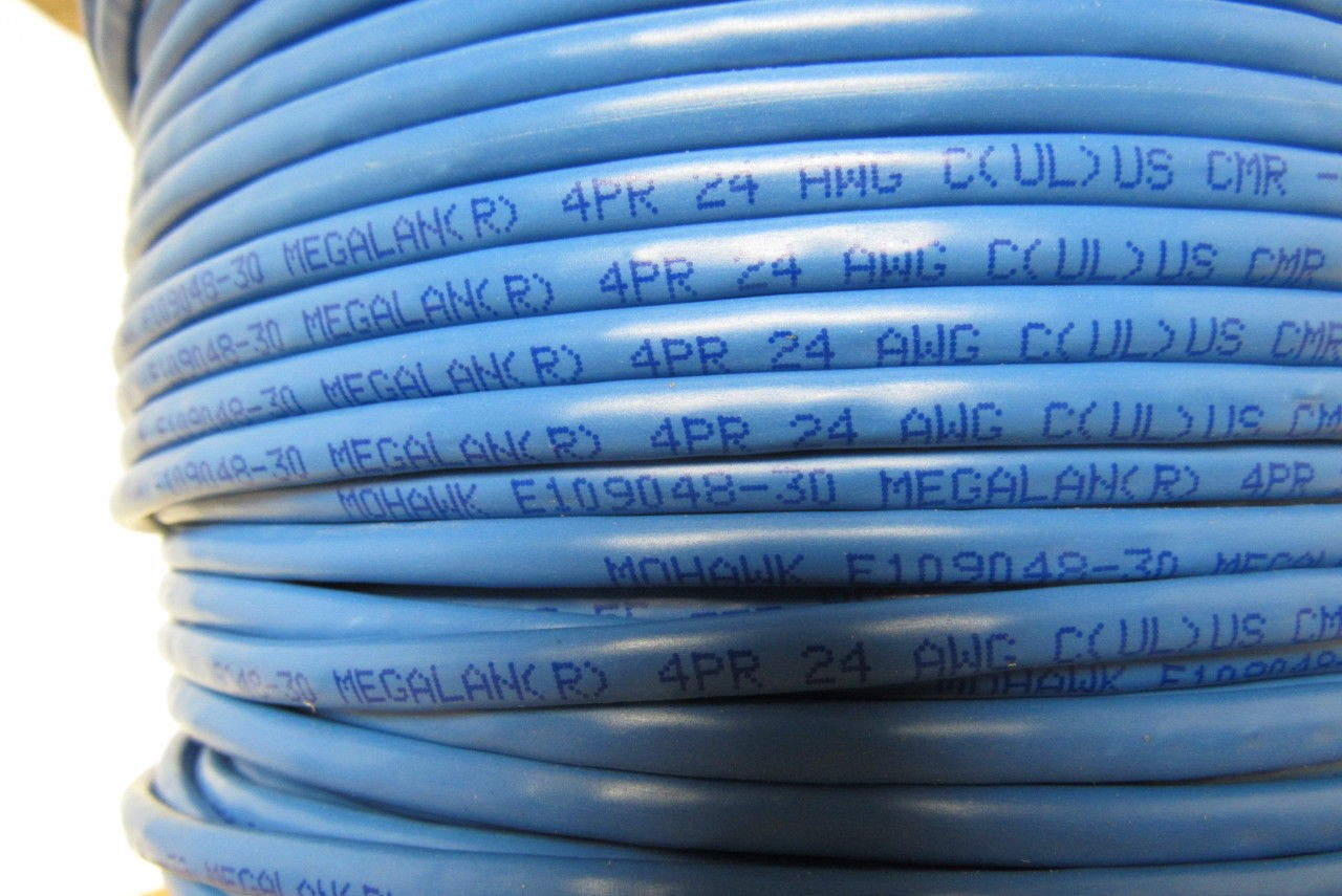 Mohawk M56167 MegaLan Cat 5E Cable Non Plenum Twisted Pair 24 AWG 604′