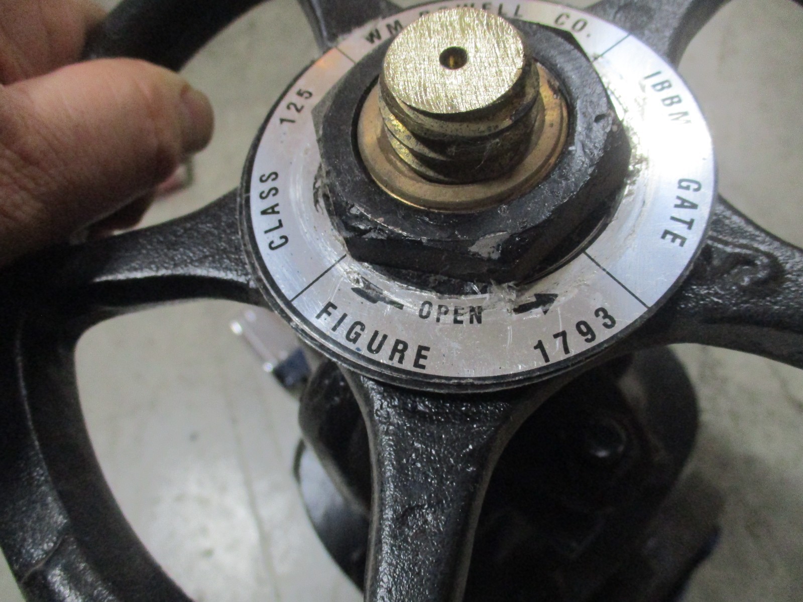 POWELL 125S-3, GATE VALVE, 3″ DIAMETER, 200 WOG, BRONZE FIGURE 1793, IA0314