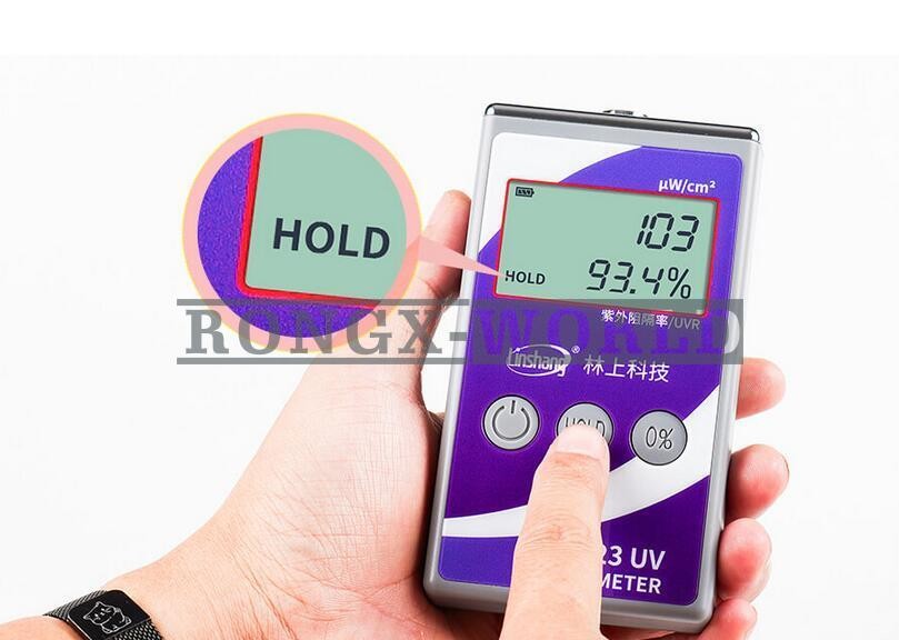 LS123 UV Power Meter Handheld LCD UV Radiation Tester Illumination Radiometer