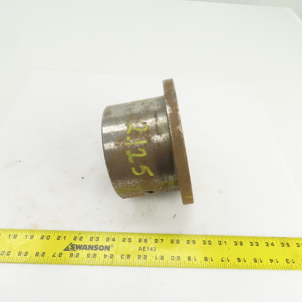 Flanged Coupling Hub Sleeve 2.125″ Shaft 7-7/8″ Flange OD 1/2″ Key