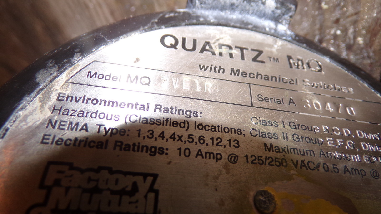 Stonel Quartz MQ w/ Mechanical Switch MQ2VE1R *FREE SHIPPING*