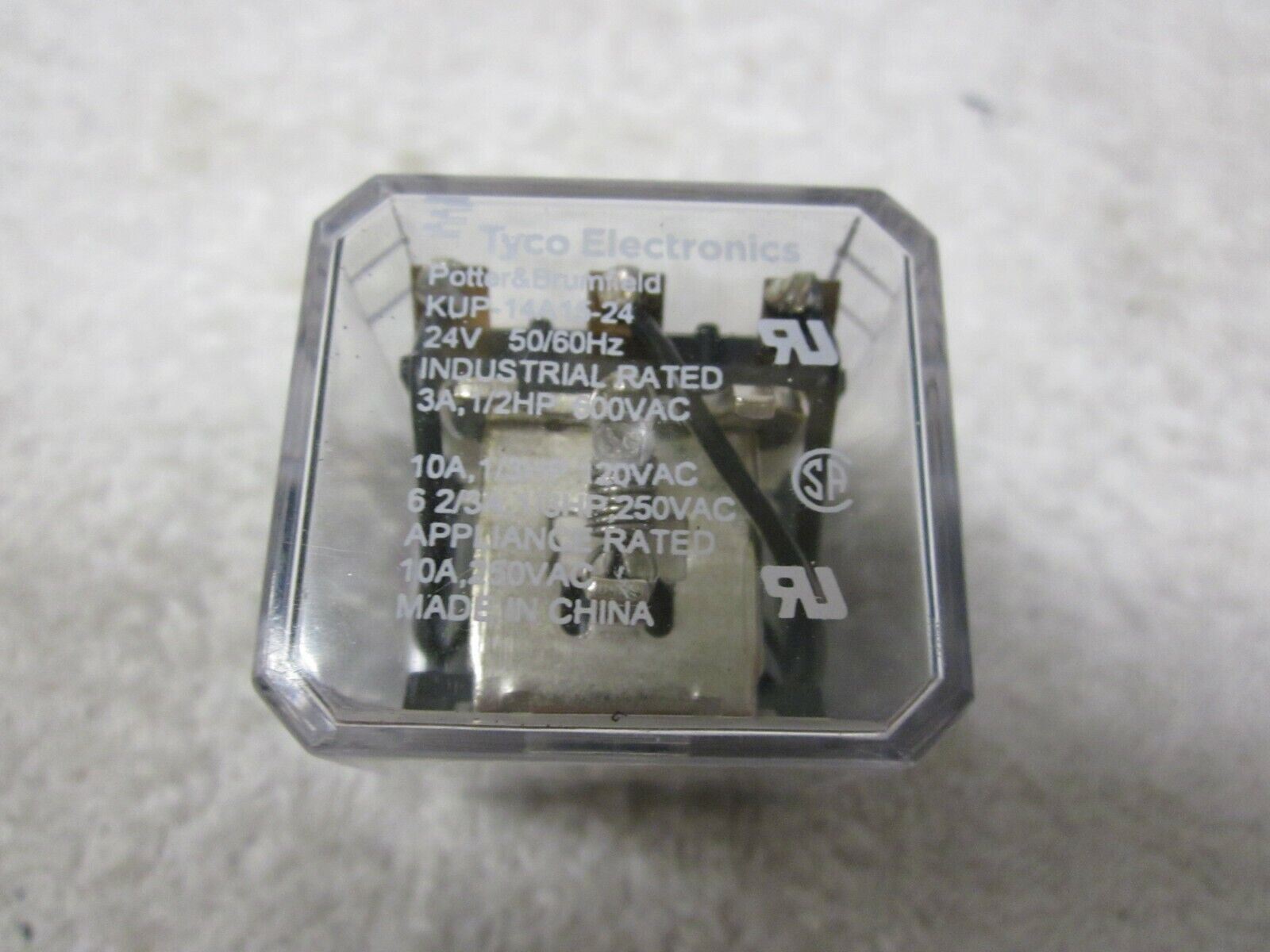 POTTER & BRUMFIELD KUP-14A15-24 3PDT RELAY