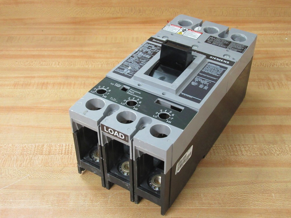 Siemens HFD63F250 250A Circuit Breaker HFD63F250L W/O Trip Unit