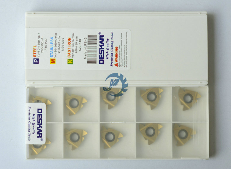 10PCS/Box DESKAR Threaded insert 22 ER N 60 LDC