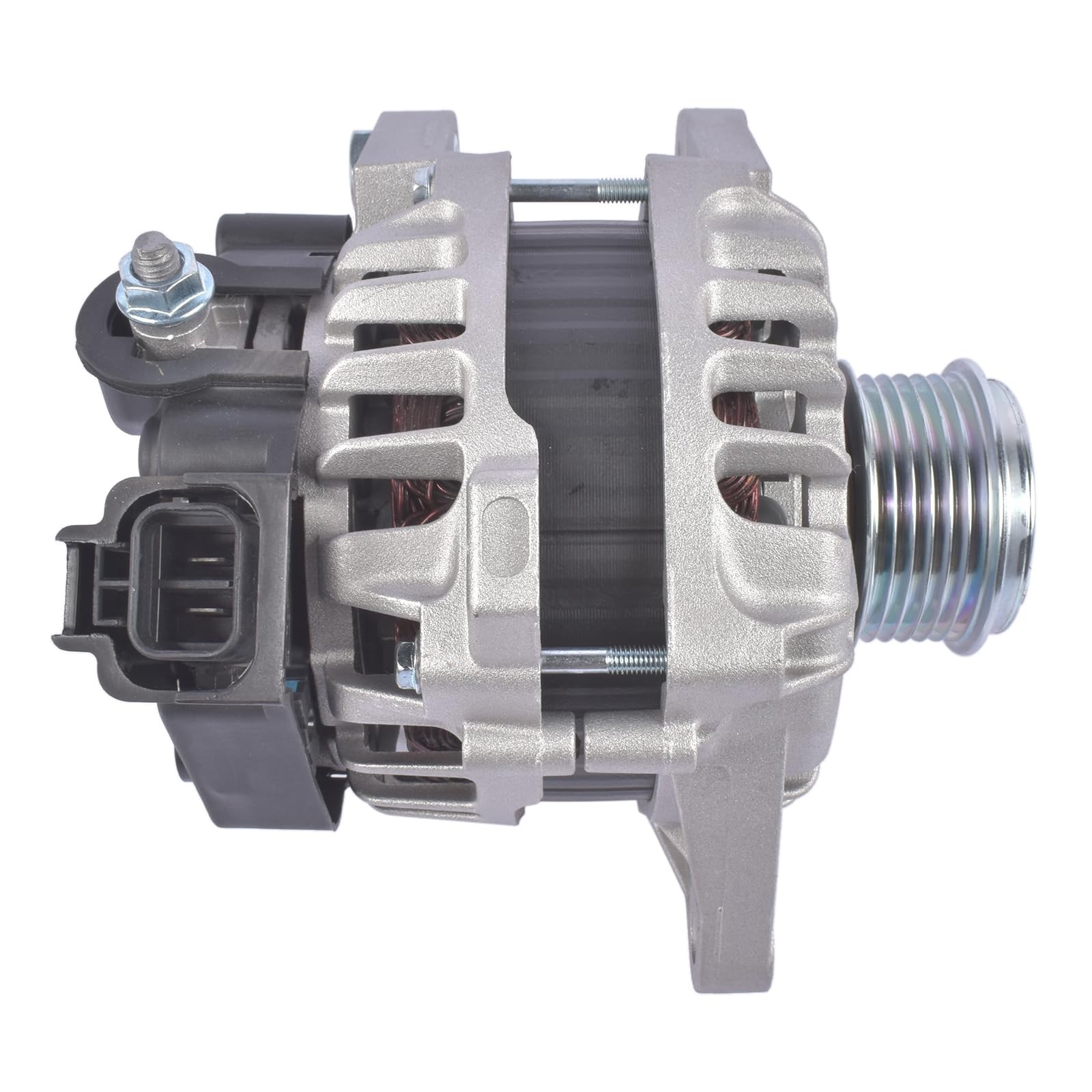 Alternator Replacement for Kia Soul Base Hatchback 1.6L L4 90A 12V CW 6-Groov…