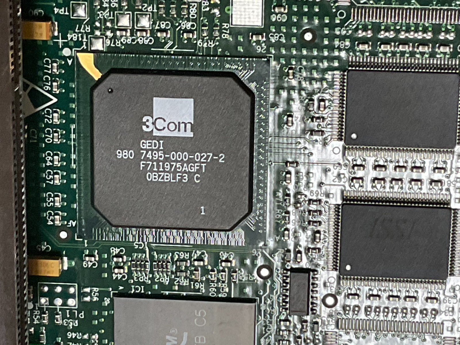 3Com 1697-061-000 SuperStack II 64 Bit Backplane-Used and Tested