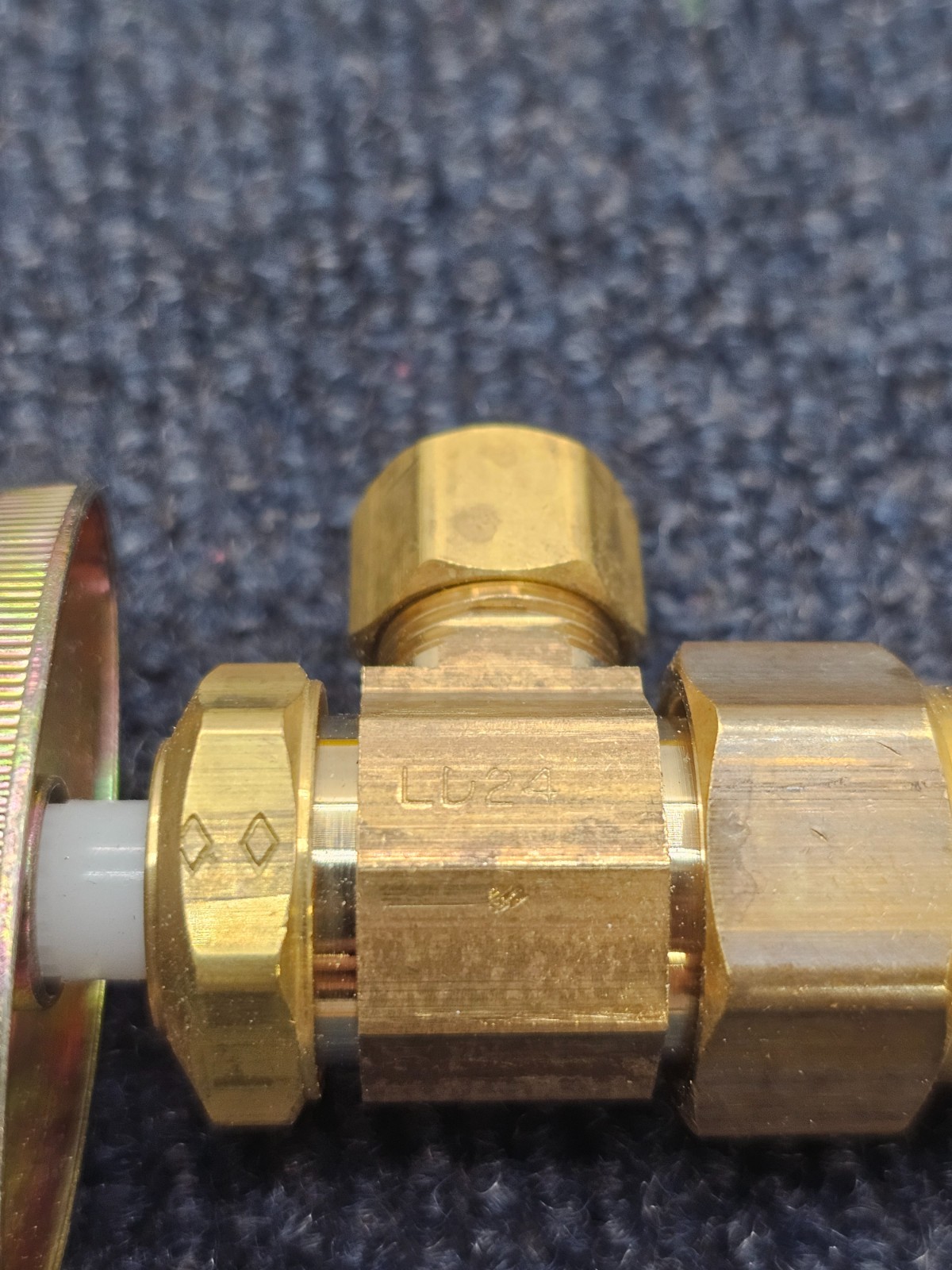 Brasscraft MPR19X R 1/2″ CPVC X 3/8″ OD Compression Angle Stop Rough Finish