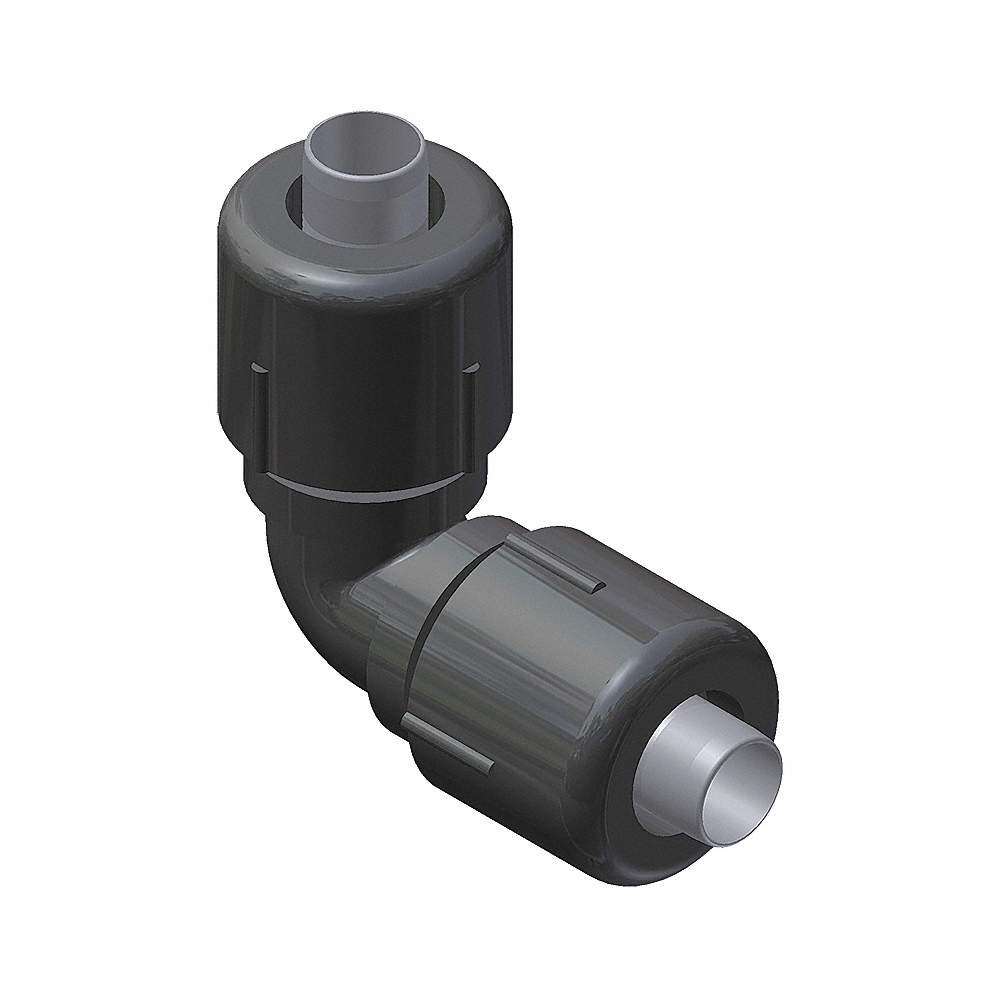 CONTINENTAL INDUSTRIES 5657-51-1013-00 Elbow, 3/4 IPS, Polyamide 11 4EHG6