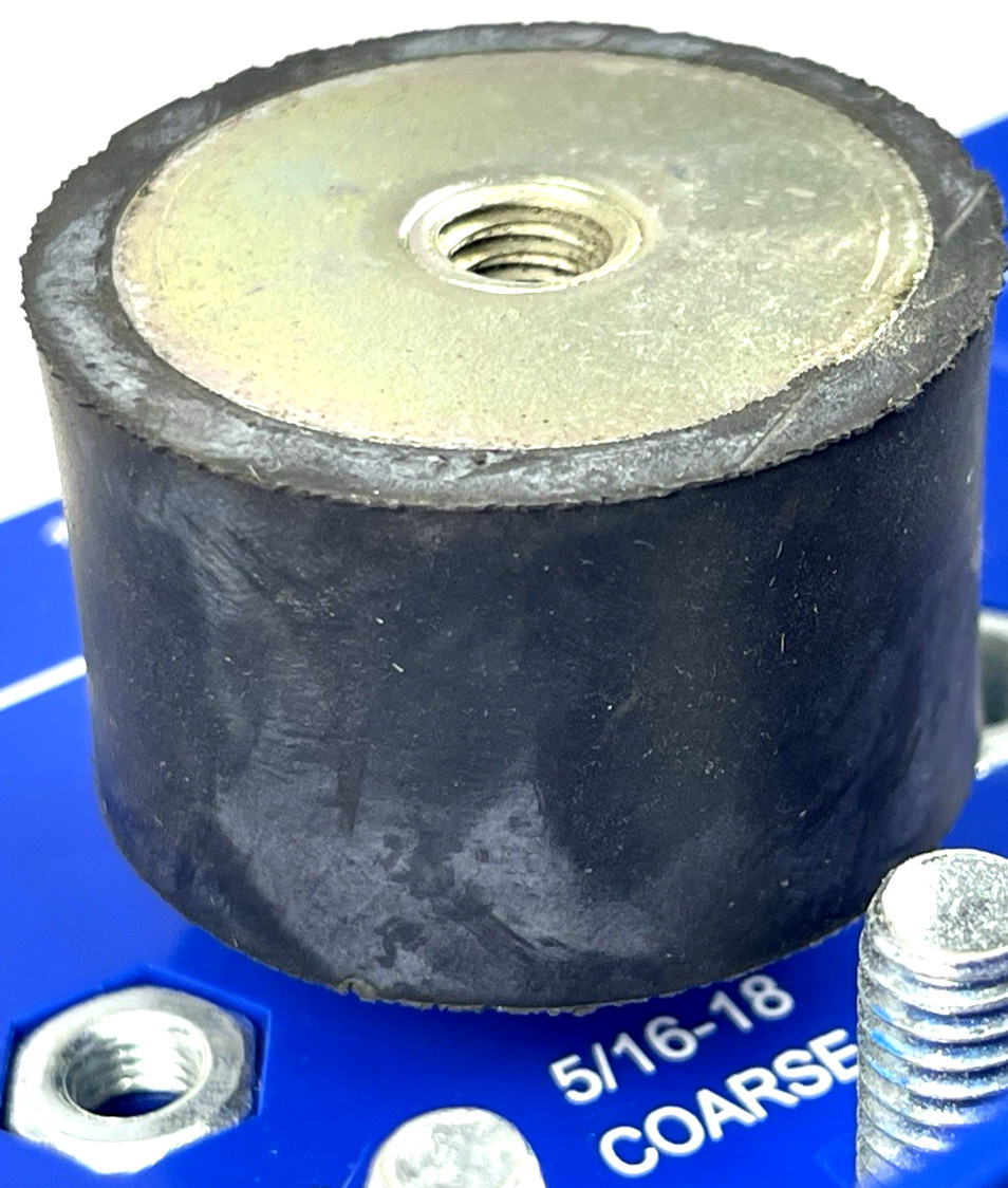 (Qty 12) 40mm x 25mm Female-Male Rubber Anti-Vibration Rubber Dampers M8x16mm
