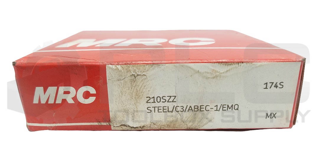 SEALED NEW MRC 210SZZ BEARING 50 x 90 x 20mm, 210SZZ STEEL/C3/ABEC-1/EMQ