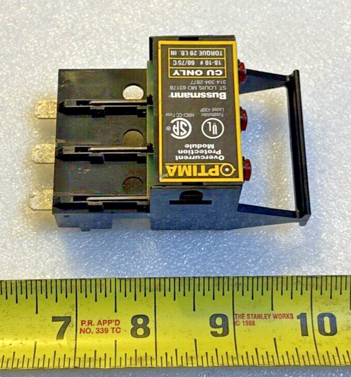 Bussman Optima Overcurrent Protection Module with OPM-CC 200KA 30A 600V