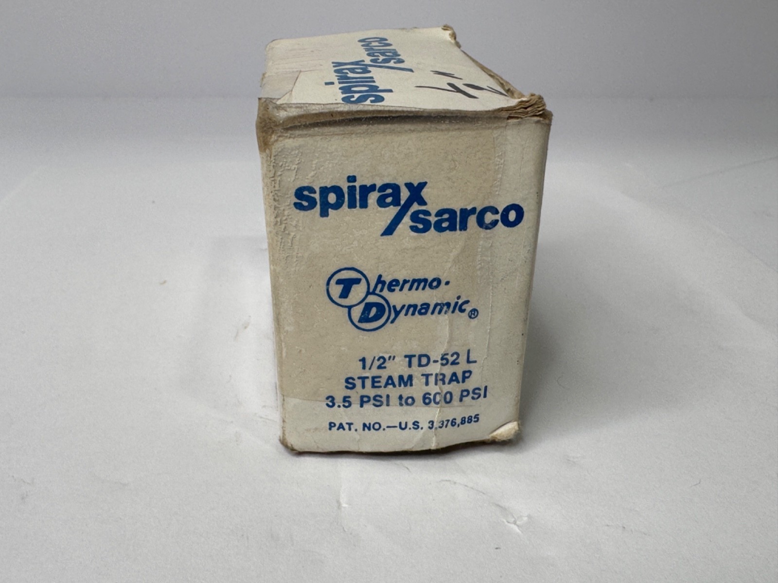 Spirax Sarco 54771 TD52L Stainless Steel Steam Trap 1/2 Inch NPT