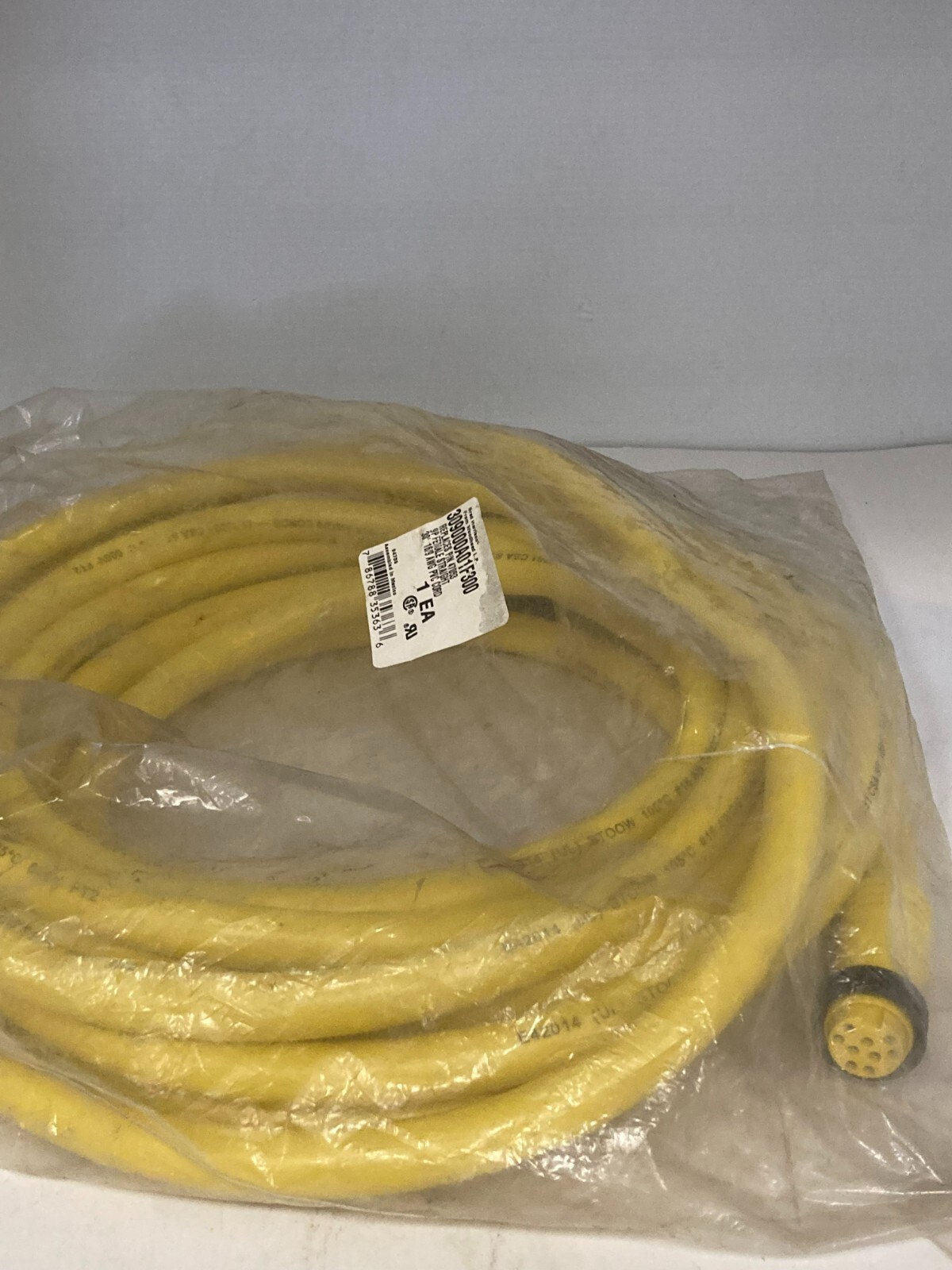 BRAD HARRISON 309000A01F300 CORDSET 9 POLES FEMALE 16 AWG 9.14M NIB