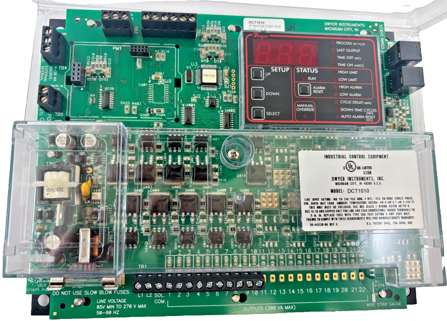 Dwyer DCT1010 Dust Collector Timer Board – Industrial Control Module