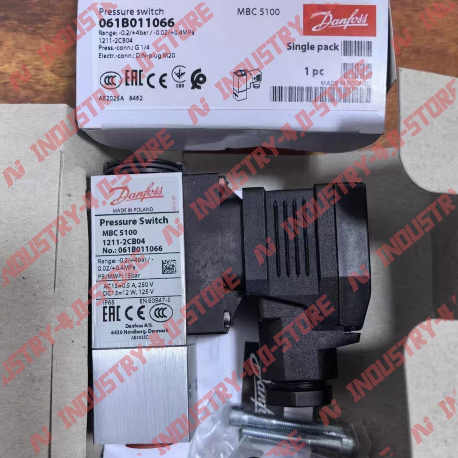 Danfoss 061B011066 MBC5100 Pressure Sensor#1pcs new in box